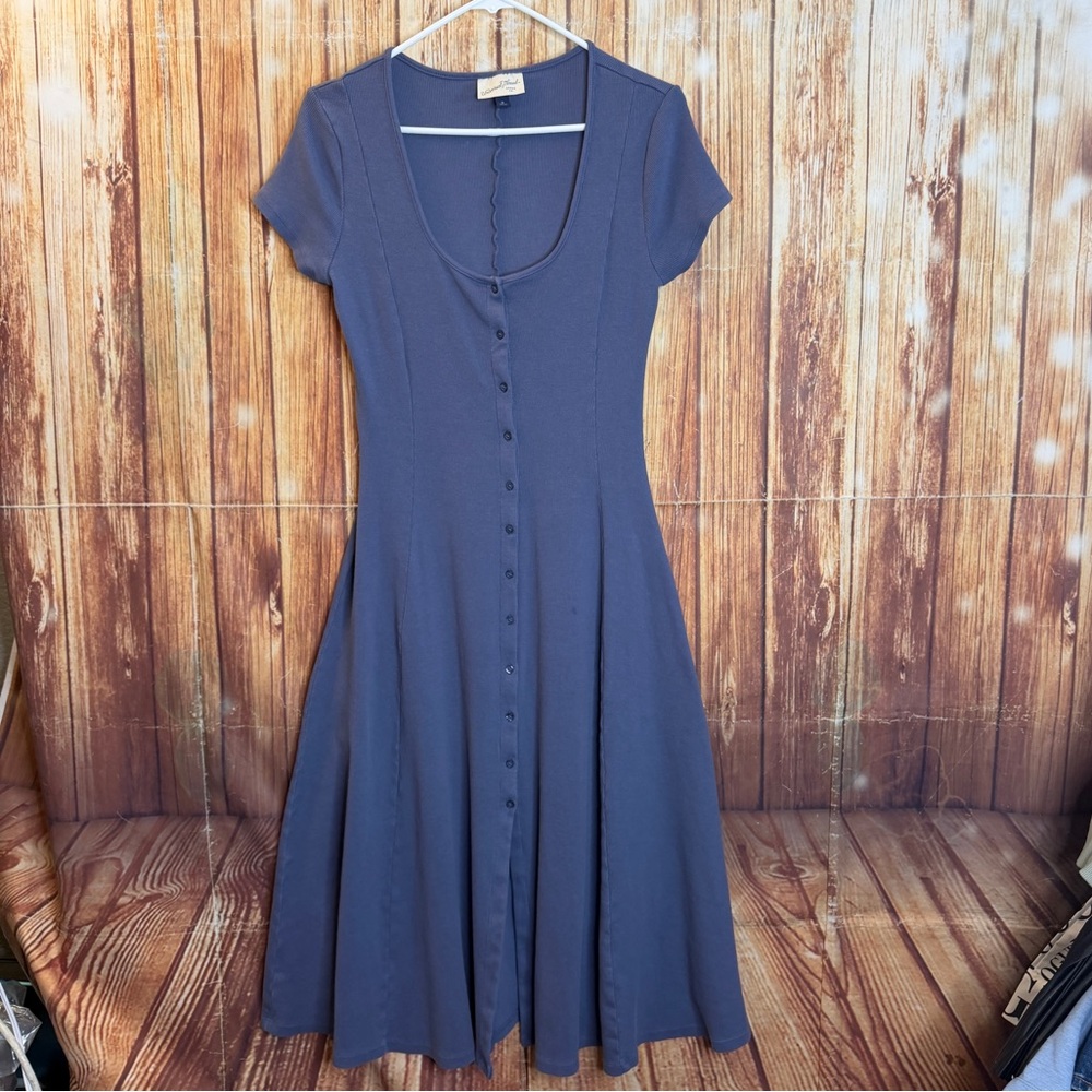 Universal Thread Women’s Ribbed Button Front Midi… - image 5